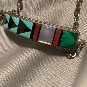 Beautiful Zuni bracelet/anklet signed Sheryl Edaakie